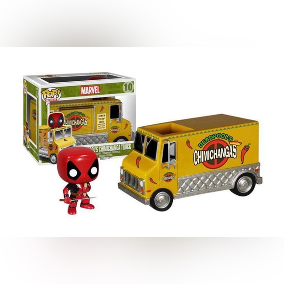 Funko Marvel POP! Rides Deadpool's Chimichanga Truck Vinyl Bobble Head #10 - Picture 1 of 1